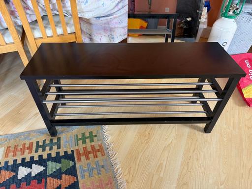 Buy & Sell Horley Reigate and Banstead - Photos for Black Ikea 2 tier shoe bench