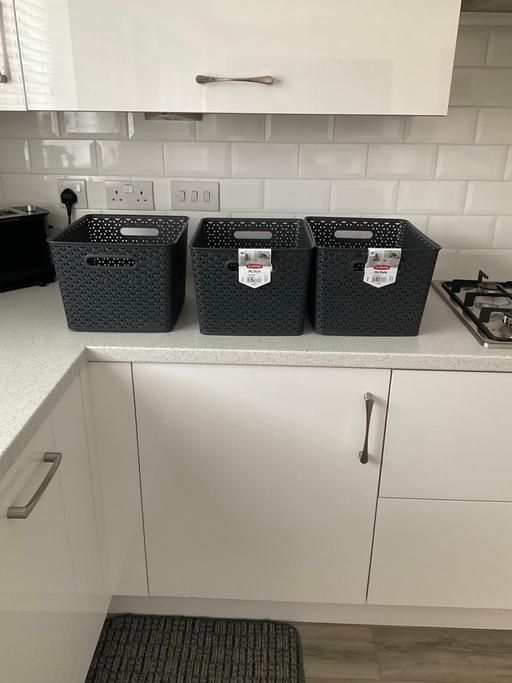 Buy & Sell Telford Way Industrial Estate North Northamptonshire - Photos for Brand new 3 x large curved storage baskets