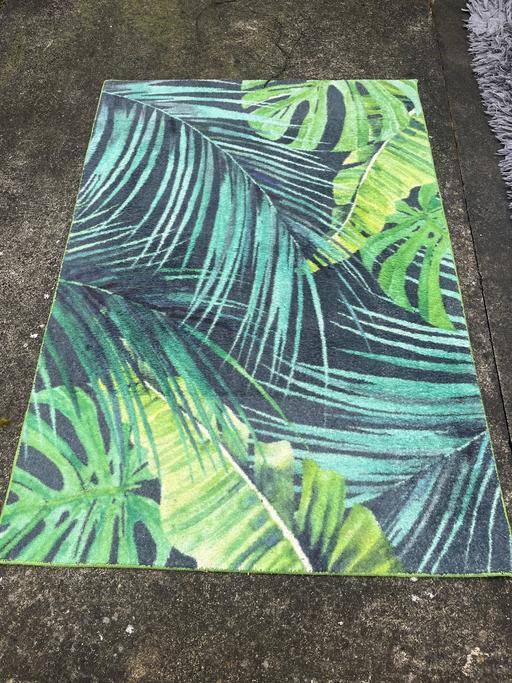 Buy & Sell Wickersley Rotherham - Photos for Green leaf design rug 170 x 120