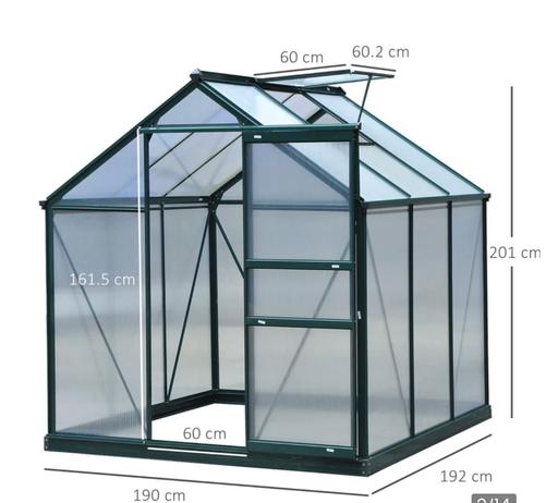 Buy & Sell Farnworth Bolton - Photos for 6 x 6ft Polycarbonate Greenhouse