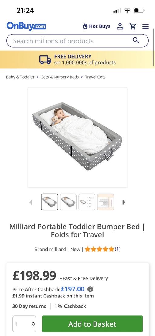 Buy & Sell Rubery Birmingham - Photos for Millard toddler bed