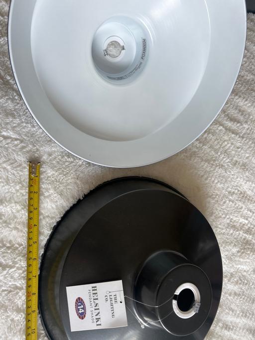 Buy & Sell Knotty Ash Liverpool - Photos for Black /white pendant shade. Metal. New