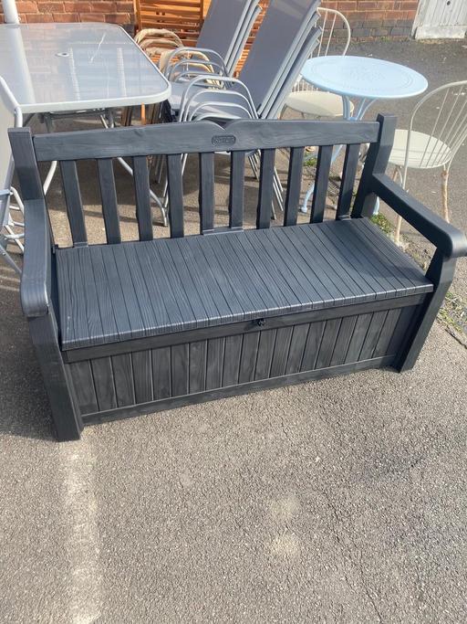 Buy & Sell Coventry City Centre Coventry - Photos for Wood Effect Storage Bench -grey
