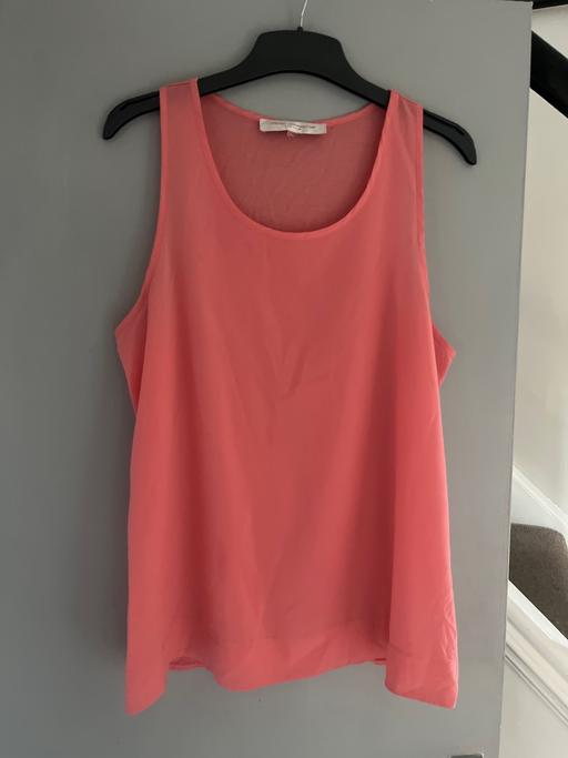 Buy & Sell Cadeby Doncaster - Photos for French connection coral vest top size 12 lady