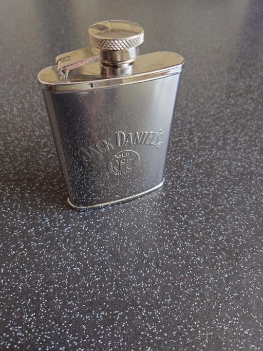 Buy & Sell Woodthorpe Charnwood - Photos for Jack Daniels stainless steel 3oz hipflask