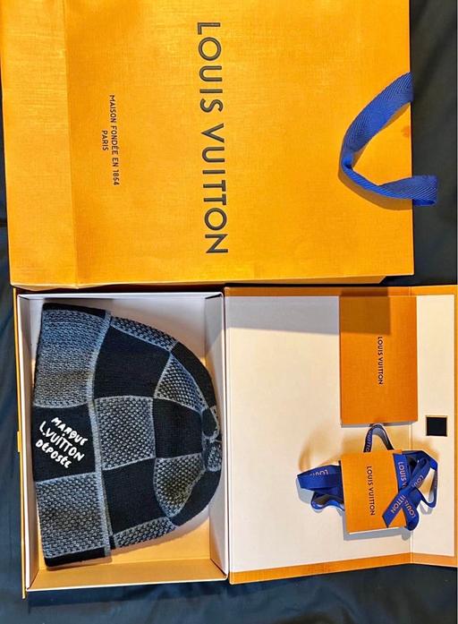 Buy & Sell Warrington Warrington - Photos for Black Louis Vuitton Beanie