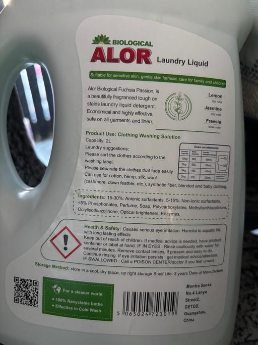 Buy & Sell Fraserburgh Aberdeenshire - Photos for 3 x 2L of Spanish cleaning washing detergent
