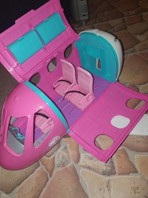 Buy & Sell Pensnett Dudley - Photos for Barbie Aeroplane , Pink & White, Great Con.