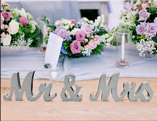Buy & Sell Heath Hayes Cannock Chase - Photos for Wedding MR&MRS Resin Signs Glitter Standing
