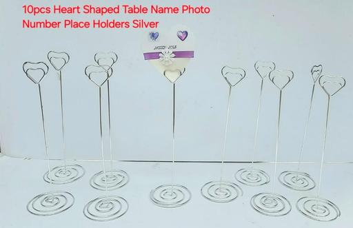 Buy & Sell Heath Hayes Cannock Chase - Photos for Wedding 10pc Silver Heart Table Name Holders