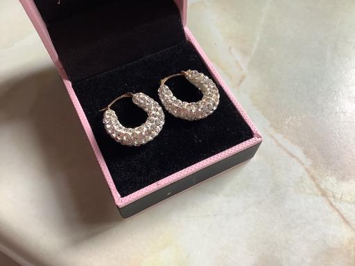 Buy & Sell Harborne Birmingham - Photos for 9 ct earrings crystal set