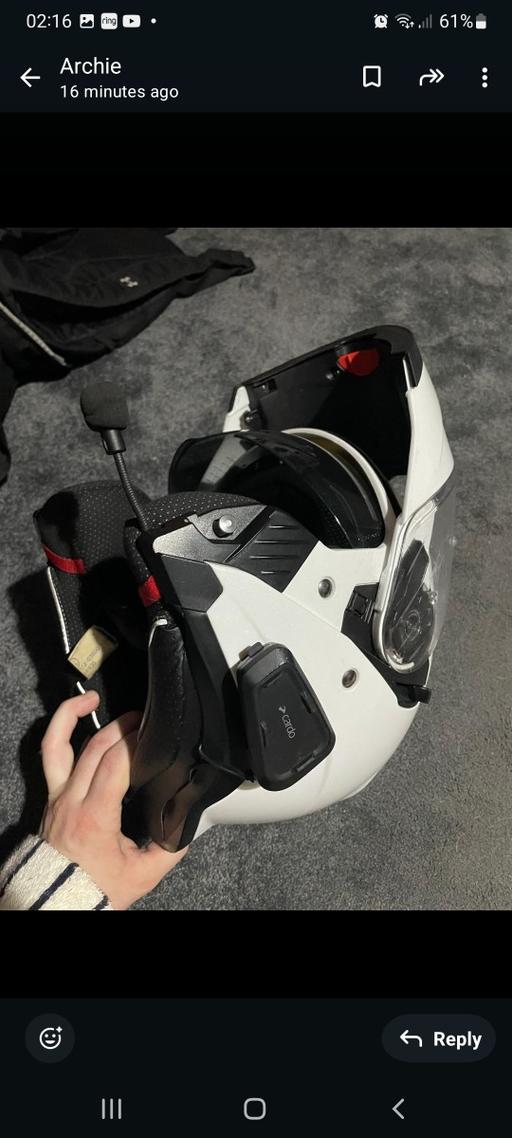 Vehicles Colliers Wood South West London - Photos for motorbike helmet with Bluetooth 