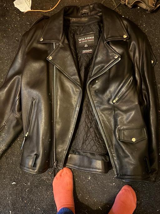 Buy & Sell Maidenhead Windsor and Maidenhead - Photos for Genuine Wilson retro heavy leather biker ja