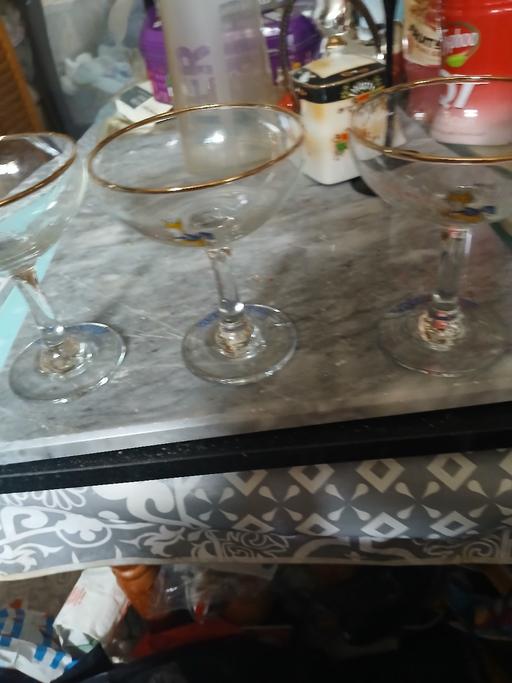 Buy & Sell Netherton Dudley - Photos for 3 babycham glasses retro