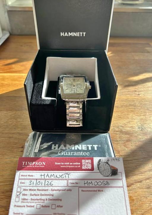 Buy & Sell Bartley Green Birmingham - Photos for HAMNETT Men's Gentleman's watch