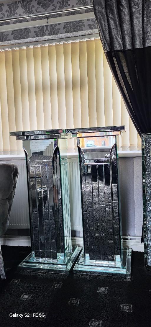 Buy & Sell Walsall West Midlands - Photos for BLING COLLUMES X2 TALL GLASS