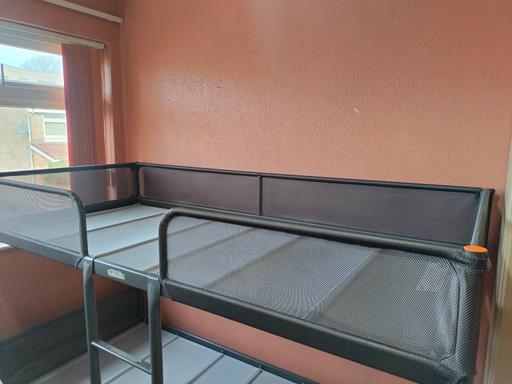 Buy & Sell Dartford Town Centre Dartford - Photos for IKEA Bunk bed - Dark grey and 2 mattresses