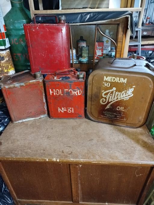 Buy & Sell Cannock Cannock Chase - Photos for 4 x Vintage Oil Petrol Cans