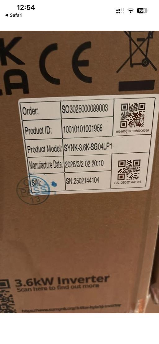 Buy & Sell Bolton City Centre Bolton - Photos for Sunsynk Hybrid Inverters 3kw-8.8kw