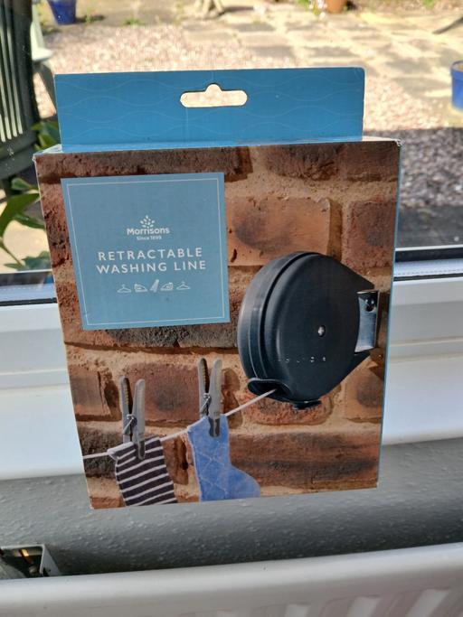 Buy & Sell Hatherton South Staffordshire - Photos for WASHING LINE RETRACTABLE 12 METRES UNUSED 🌞