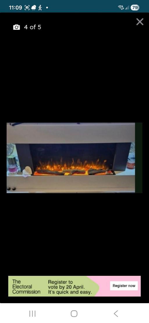 Buy & Sell Bailiff Bridge Calderdale - Photos for Electric fire and surround