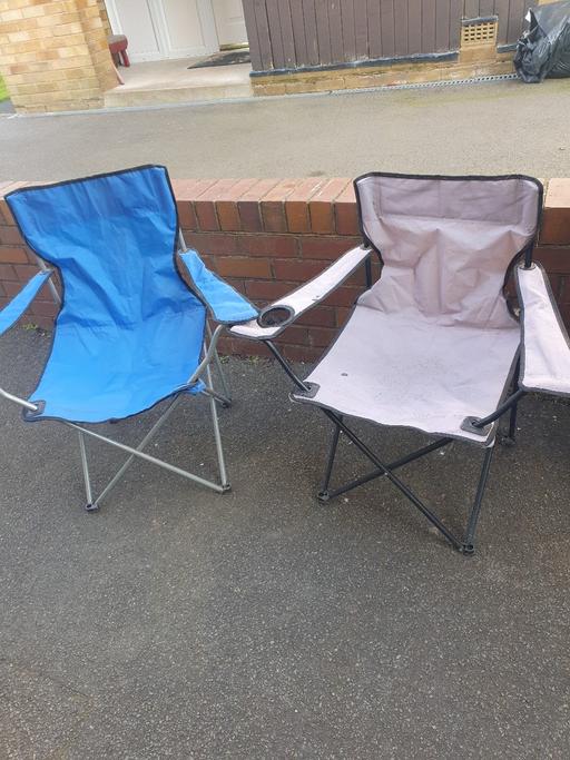 Buy & Sell Pensnett Dudley - Photos for 2 , Fishing or Camping Fold Up Chairs, Decent