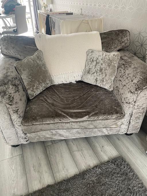 Buy & Sell Bradley Fold Bury - Photos for Silver corner and cuddle chair need gone asap