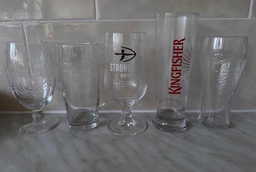 Buy & Sell Minworth Trade Park Birmingham - Photos for 5 x Branded Beer Lager Glasses Stella etc