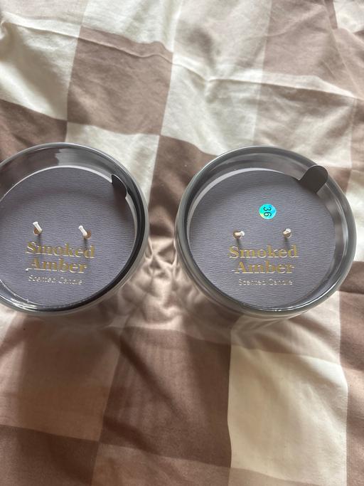 Buy & Sell Optimus Point Blaby - Photos for 2 smoked amber double wick candles