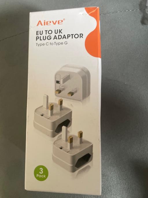 Buy & Sell Kings Heath Birmingham - Photos for New Pack of 3 Plug Adapters
