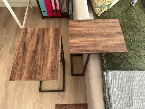 Buy & Sell Harrow Town Centre Harrow - Photos for 2 x Brown Wooden Side Tables