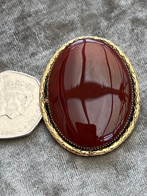 Buy & Sell Ovingdean Brighton - Photos for Beautiful vintage glass agate brooch