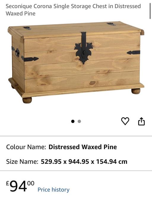 Buy & Sell Wick Arun - Photos for Storage Chest / Trunk Rustic Distressed Pine