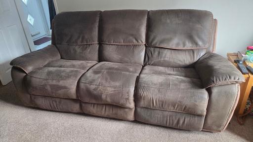 Buy & Sell Bloxwich Walsall - Photos for fabric 3 seater reclining sofa and chair