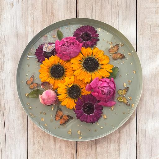 Buy & Sell Weoley Castle Birmingham - Photos for Floral Resin Coffee Table