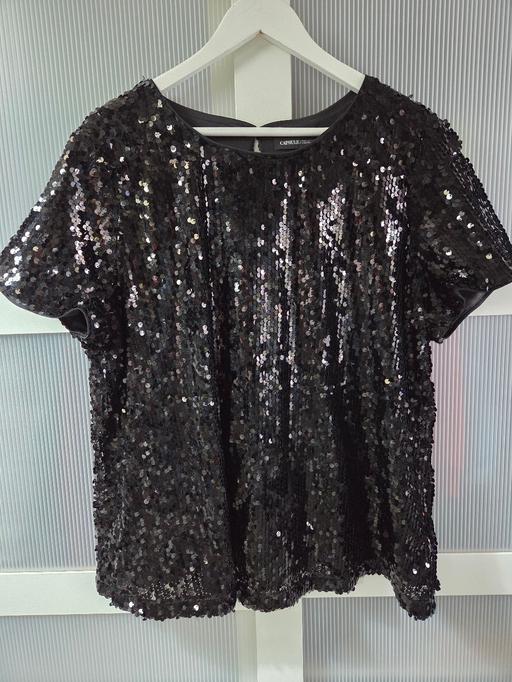 Buy & Sell Weston Point Halton - Photos for Size 22 CAPSULE black sequin top