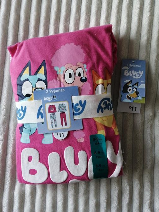 Buy & Sell Wednesfield Wolverhampton - Photos for 2 Pairs Girls Bluey Pyjamas size *8/9*yrs