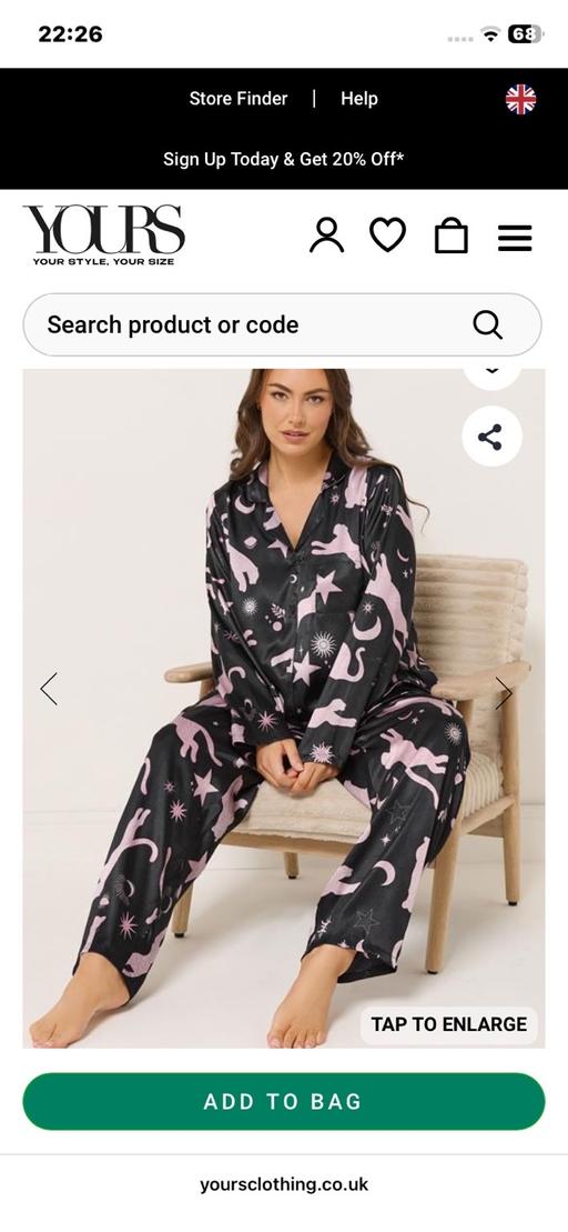 Buy & Sell Bank Top Bradford - Photos for Women’s satin pyjamas size 18/20