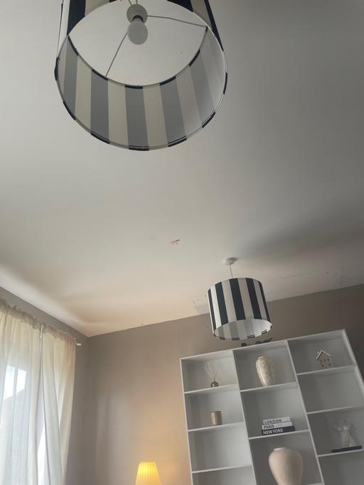 Buy & Sell Wednesbury Sandwell - Photos for Black and white stripy lightshades