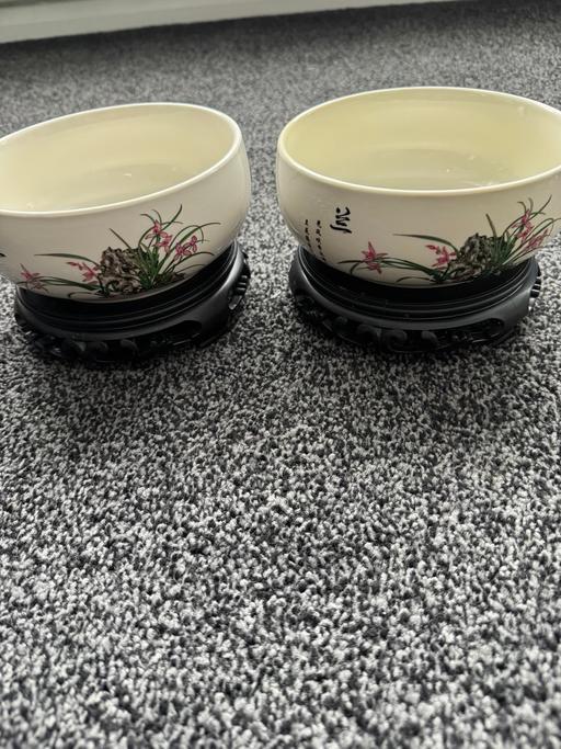 Buy & Sell New Eltham South East London - Photos for 2 beautiful Chinese ornamental bowls