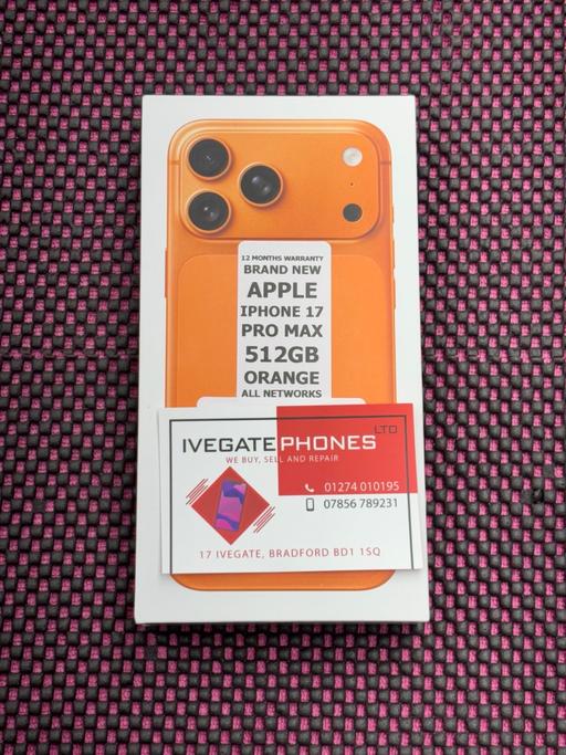 Buy & Sell Bradford City Centre Bradford - Photos for Apple iPhone 17 Pro Max | 512GB | Brand New