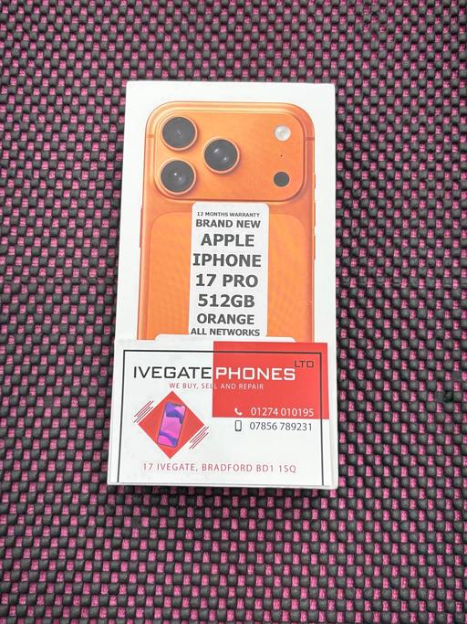 Buy & Sell Bradford City Centre Bradford - Photos for iPhone 17 Pro | 512GB | Brand New