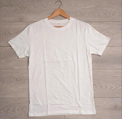 Buy & Sell Denmark Hill South East London - Photos for New White Unisex 100% Cotton T‑Shirt – Size M