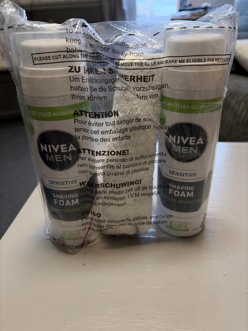 Buy & Sell Duckmanton Chesterfield - Photos for X2 Nivea men shaving foam with flannel