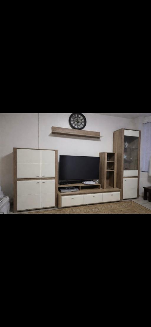 Buy & Sell Hall Green Birmingham - Photos for Modern Oak & White Living Room Wall Unit / TV