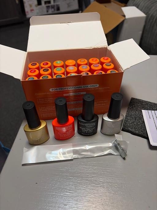 Buy & Sell Duckmanton Chesterfield - Photos for Lavender violets gel nail kit