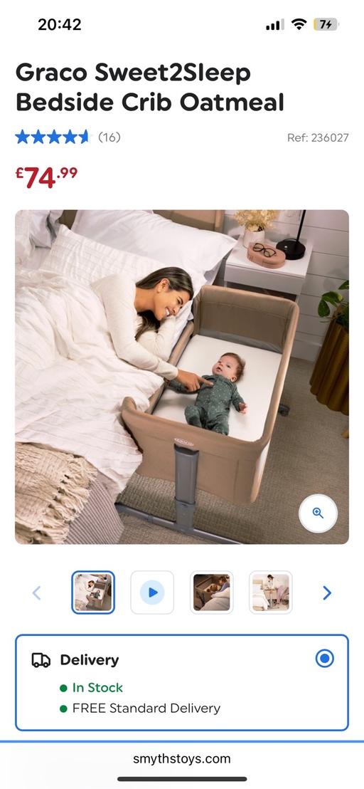 Buy & Sell Elmdon Solihull - Photos for Next to me cot