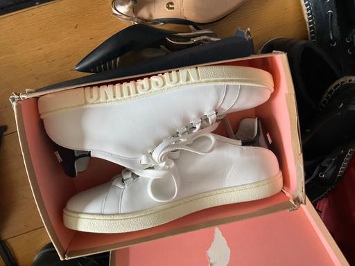 Buy & Sell Stanley Green Trading Estate Stockport - Photos for Moschino white trainer shoes bnwt/44=uk9.5