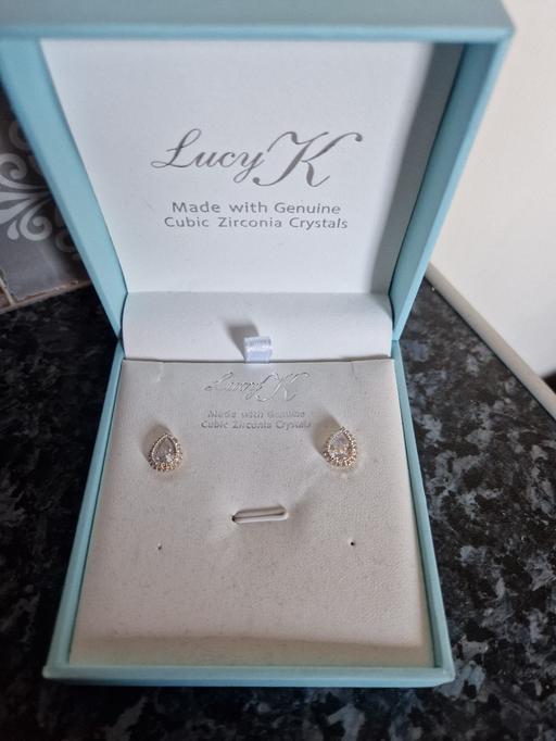 Buy & Sell Aylestone Leicester - Photos for brand new earrings with genuine cubic