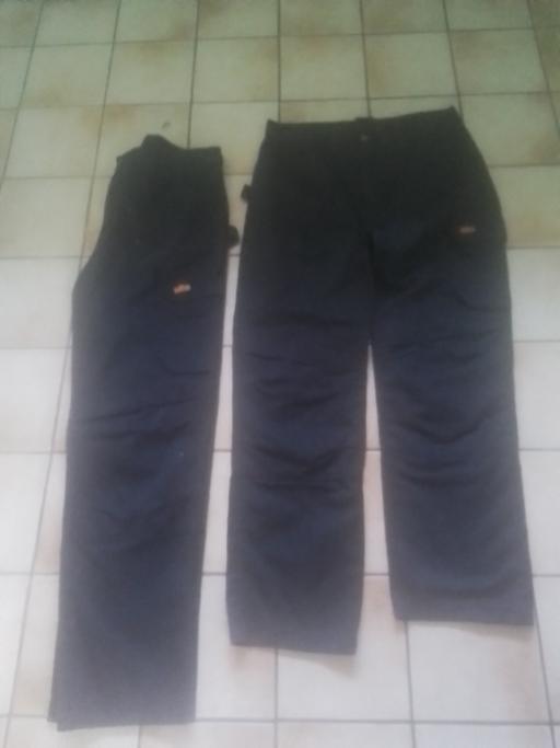 Buy & Sell Aldridge Walsall - Photos for TWO PAIR OF SITE BLACK CARGO WORK TROUSERS